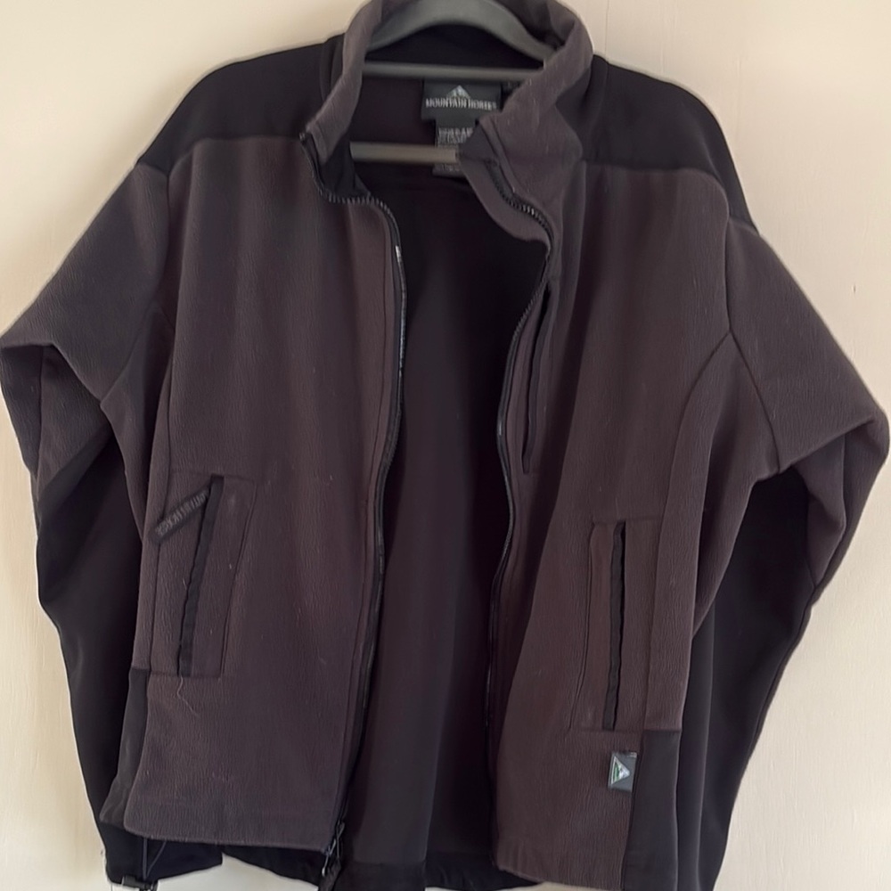Mountain Horse Women’s Black Fleece Zip up Jacket Large
